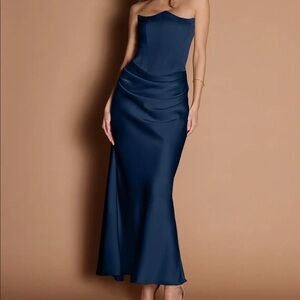 Corset Mermaid maxi dress